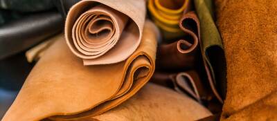 Leather storage in saddlery.